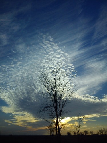 On the way home from a road trip at 4:15pm! The sign that winter is coming when the sun sets so early!