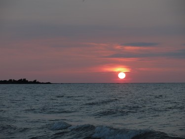 Lake Huron has the best sunsets!