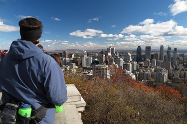 Taken at the chalet on Mont Royal last weekend.