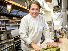Chef Jean-Claude Bertrand, owner of L’Orée du Bois, won the Maple Masters contest with his recipe for roast chicken.