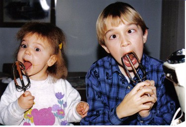 When my kids were young it was a big treat for them to lick the icing off the beaters!