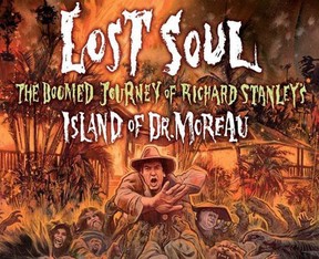 Detail from the poster for Lost Soul: The Doomed Journey of Richard Stanley's Island of Dr. Moreau, a documentary by David Gregory. The film is being shown at Montreal's Festival du nouveau cinema.
