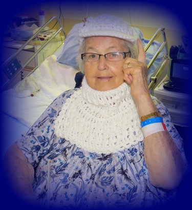 My Mom was happy with her crochet hat and scarf. She has been very sick but keeps on fighting. I hope 2015 is a better year for her.