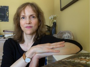 Author Claire Holden Rothman at home in Westmount, Aug. 19, 2014.