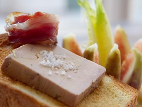Tartine folle de foie gras de canard.
