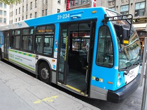 STM bus 715 links downtown with Old Montreal.