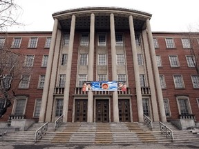 The English Montreal School Board building on Fielding Ave. in N.D.G.