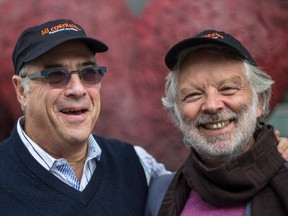 Founder of the Au Contraire Film Festival Philip Silverberg, left, and festival director Marcel Pinchevsky, seen here in Montreal on Oct. 13, 2014, are excited about this year's offerings which explore themes of mental illness.