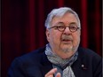 Playwright Michel Tremblay  on the set of Belles Soeurs: The Musical at the Segal Centre in Montreal on Wednesday, Oct. 15, 2014.