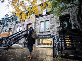 A view of the former space for fashion designer Philippe Dubuc's boutique at 4451 St. Denis street in Montreal on Thursday, October 23, 2014.