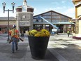 Workers are rushing to finish the installation of the new shops at Premium Outlet Montreal mall in Mirabel, north of Montreal.It is set to open on Oct. 30, 2014.