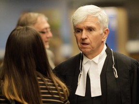 Luc Leclair, lawyer for Luka Magnotta at the Palais de Justice in Montreal Monday, September 29, 2014.
