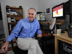 Former CBC newsman John Curtin, seen here in his editing suite in 2012, has directed a fourth documentary on the Royal Family. It airs Thursday, Oct. 16, 2014.