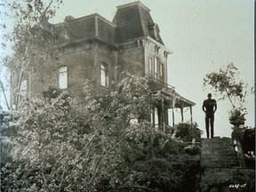 Alfred Hitchcock's 1960 thriller Psycho tops the list of scary movies for Halloween.