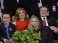 John Tory speaks to supporters after winning the Toronto mayoral election on Monday, Oct. 27, 2014.