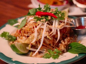 Nantha Kumar's pad thai at Nouveau Malay.