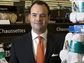 Michael Penner  seen here with his products at Wal Mart in Montreal , December 19, 2007.  (THE GAZETTE/Vincenzo D'Alto)