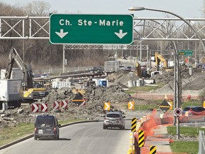 Quebec plans to divert traffic from new boulevard to Ste-Marie exit to access Highway 40.