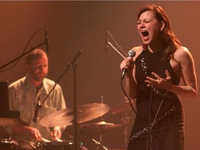 Tanya Tagaq performs at the Victoriaville Festival in 2010.