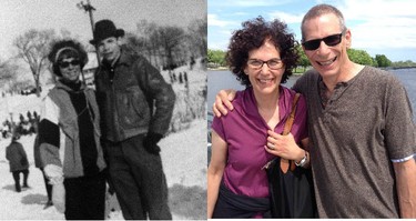 Two cool dudes in the '60s on Beaver Lake and today at Centennial Park... Still Cool!