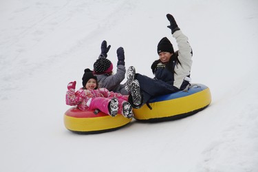 All smiles at the St-Lazare  Winterfest.