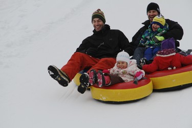 Winter time fun in St-Lazare