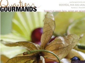 A new food lovers' magazine called Quartiers Gourmands will be launched, along with a web version, on Dec. 5.