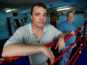 Davey Hilton Jr. at his father, Davey Hilton Sr.'s gym on Monk Blvd. in 2006.
