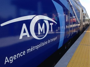 The Mascouche train station on the Train de l'Est line.