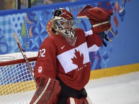 Goaltender Charline Labonte, who was part of Canada's gold-medal team at the Sochi Winter Olympics, is now a CWHL all-star with the Montreal Stars.