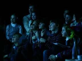 A Coups the théâtre show about musician John Cage captured the attention of visiting school children.