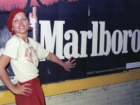 Debbie Harry in the Bowery, 1976.