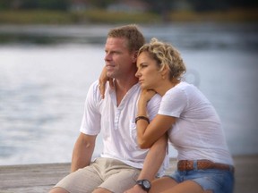 Former Canadiens captain Saku Koivu and his wife, Hanna, at their summer cottage in Finland this past summer.