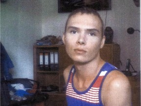 Luka Rocco Magnotta is pictured in Berlin in a court photo.