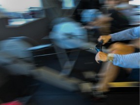 A rowing machine works on upper-body muscles that aren't used as much by runners and cyclists, and is perfect for people normally stuck at desks.