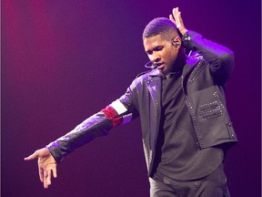 Usher in concert