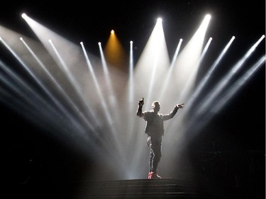 Usher in concert