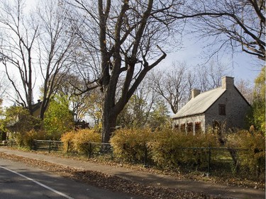 This stone cottage on Gouin Boulevard is owned by Raymond Mongeau and Marie-France Daniel.