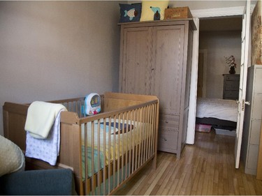 The baby's room is just off the main bedroom.
