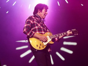 John Fogerty, former leader of the band Creedence Clearwater Revival, plays Montreal's Bell Centre Nov. 12, 2014.