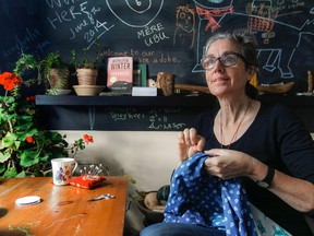 Kathleen Winter, at  home in Verdun, where her family recently relocated. After her trip to the Arctic, the author "would fixate on what was natural in the city and ignore all the rest. That’s one of the reasons we moved down here,” she said. “The river was calling me, and it’s just two streets away.”