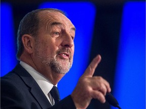 Denis Lebel, Minister of Infrastructure, Communities and Intergovernmental Affairs and Minister of the Economic Development Agency of Canada for the Regions of Quebec, spoke at the 2014 Symposium on the Canadian Defence and Security Market at the Hyatt Regency Hotel in Montreal, on Monday, November 24, 2014.