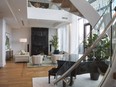 MONTREAL, QUE.: NOVEMBER 24, 2014 -- Interior of the first floor of a Ritz-Carlton Residence penthouse in Montreal, Monday November 24, 2014.  (Vincenzo D'Alto / Montreal Gazette)