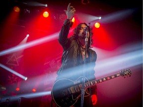 Jeff Martin of the Tea Party in concert at the Metropolis in Montreal, on Friday, November 28, 2014.