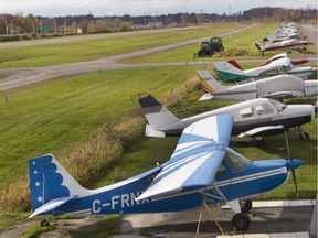 Mascouche airport , is photographed on October 17, 2013.