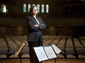 Wanda Kaluzny is the director of the Wyman Memorial United Church choir in Hudson.