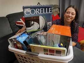 Rachel Auclair started the Montreal chapter of the Basketeers, an organization that puts together baskets of things that women leaving shelters might need to help them start their new lives.