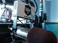 The CHOM FM studio in Montreal, on Wednesday, October 29, 2014.