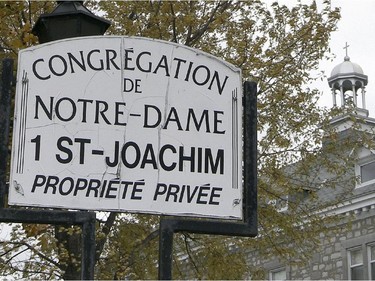 The sign outside the convent.