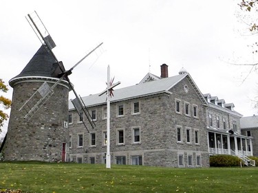 The windmill next to the convent.